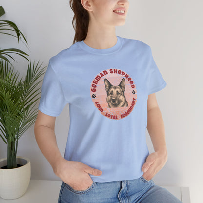 German Shepherd Lover Dog Lover Gift, Pet Owner Shirt, Birthday Gift for Dog Lovers, Animal Rescue Support Tee