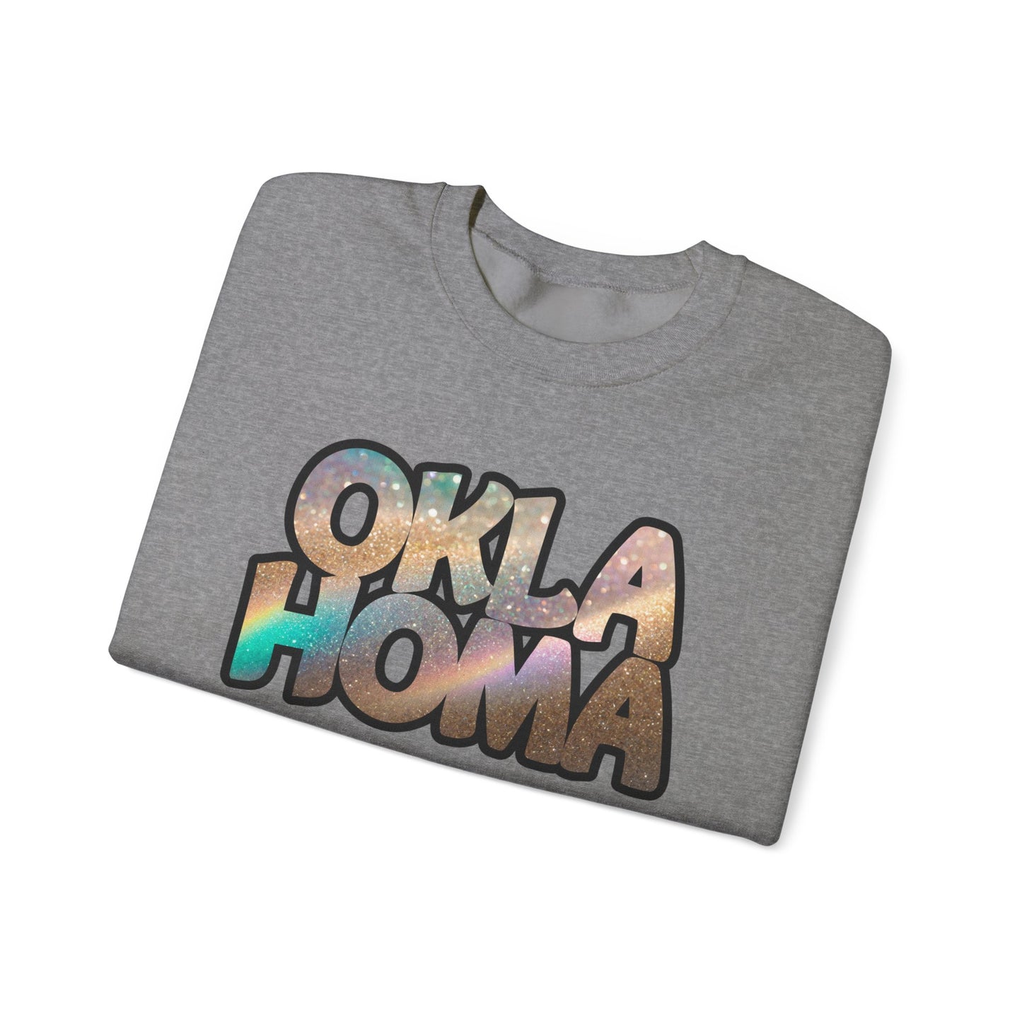 Stylish Oklahoma Crewneck Sweatshirt, Cozy Pullover, Unisex Sweatshirt Gift, Fashionable Apparel, Casual Wear for Any Occasion