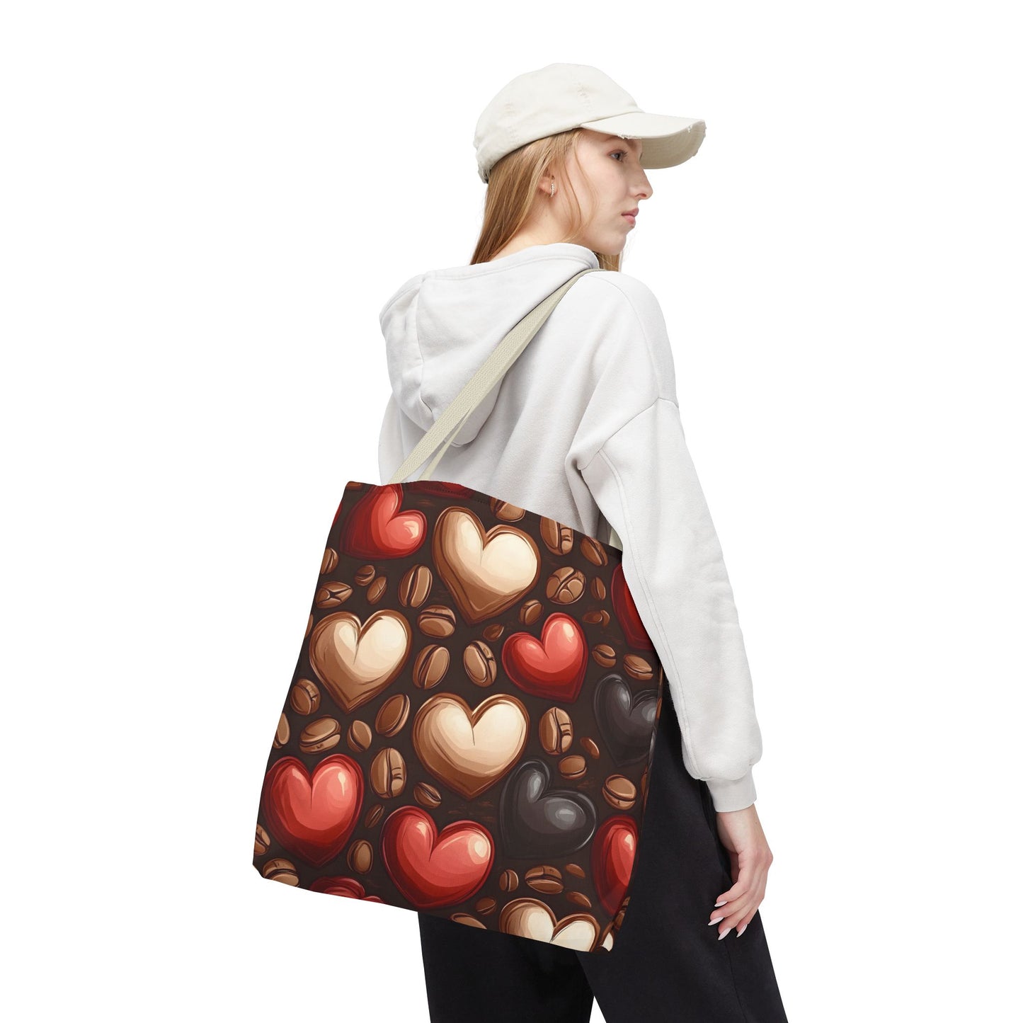 I Love Coffee Beans Bag Tote