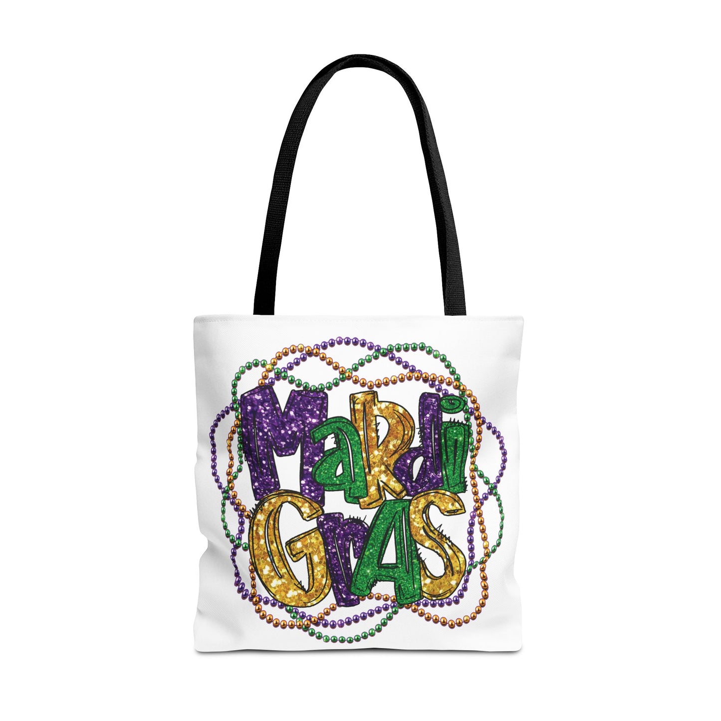 Mardi Gras Bead Bag Tote in 3 Sizes