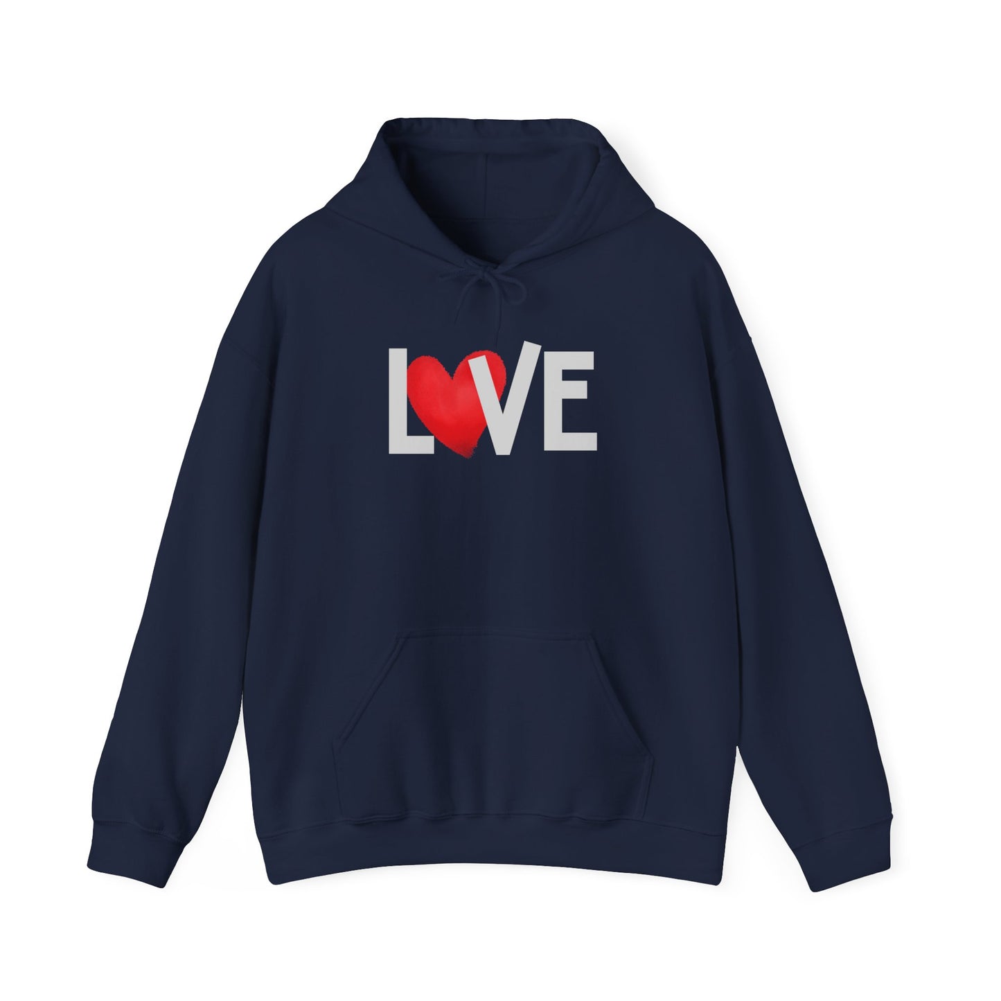 The LOVE Heart Hoodie Cozy Everyday Pullover