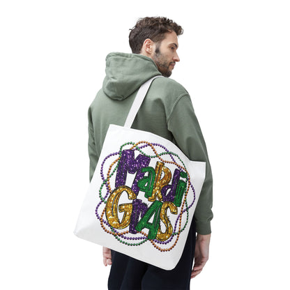 Mardi Gras Bead Bag Tote in 3 Sizes