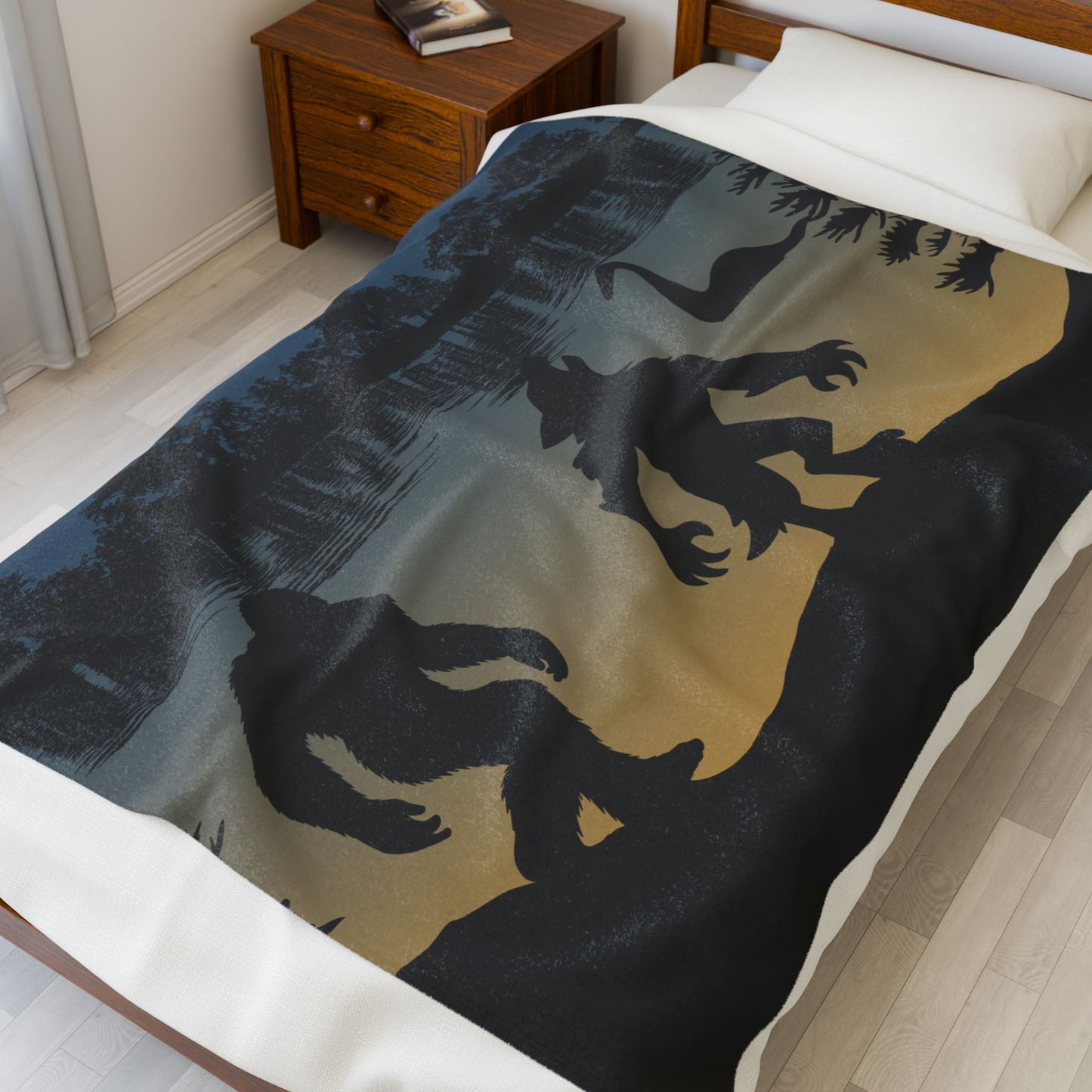 Mystical Creature Velveteen Plush Blanket