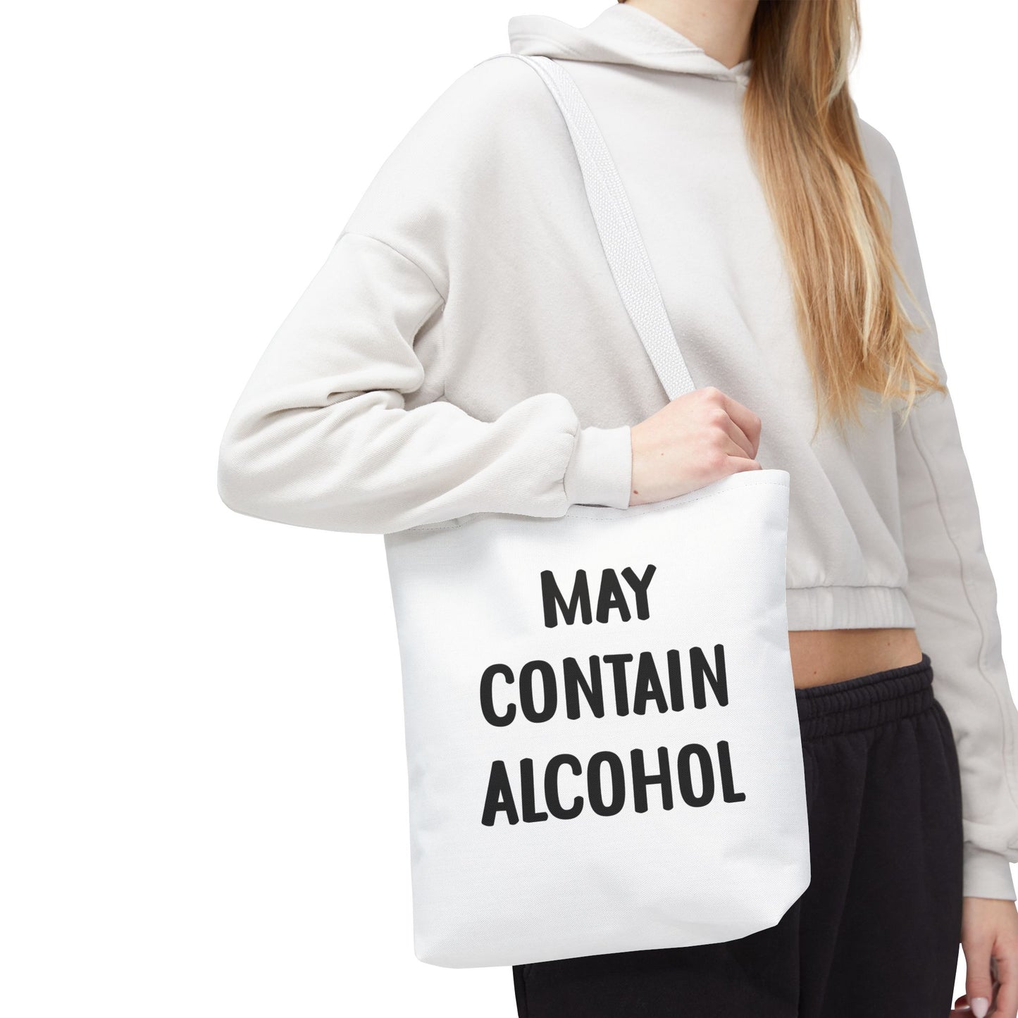 May Contain Alcohol Reusable Grocery & Beach Tote