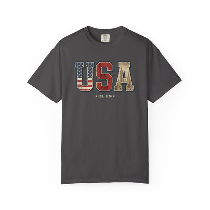 USA Retro Comfort Colors Tee