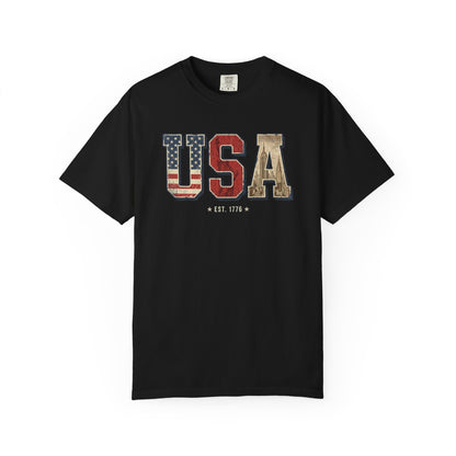 USA Retro Comfort Colors Tee