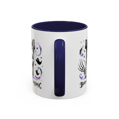 Boo-Gee Mama Spooky Halloween Coffee Mug, Boo-Gee Mama Drinkware, Cute Skeleton Mug, Witchy Gift for Moms, Unique Coffee Cup