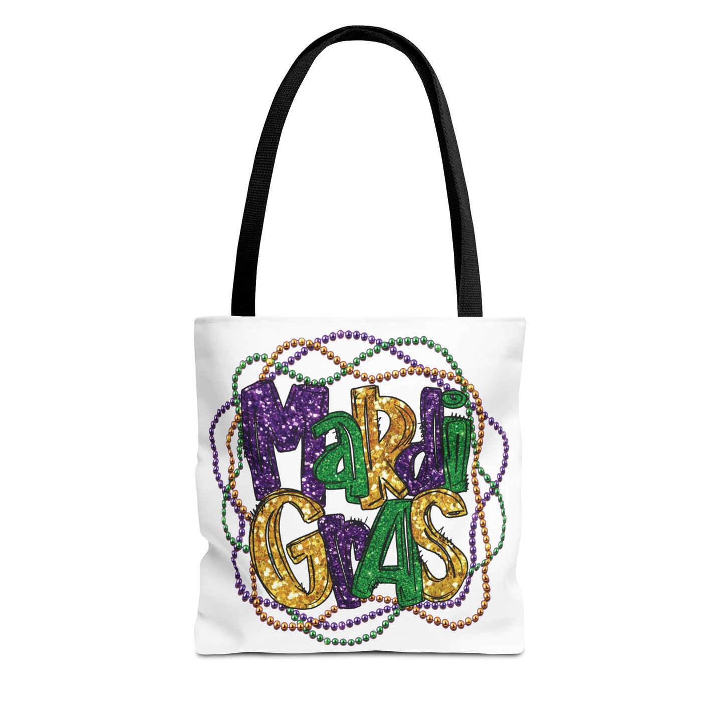Mardi Gras Bead Bag Tote in 3 Sizes