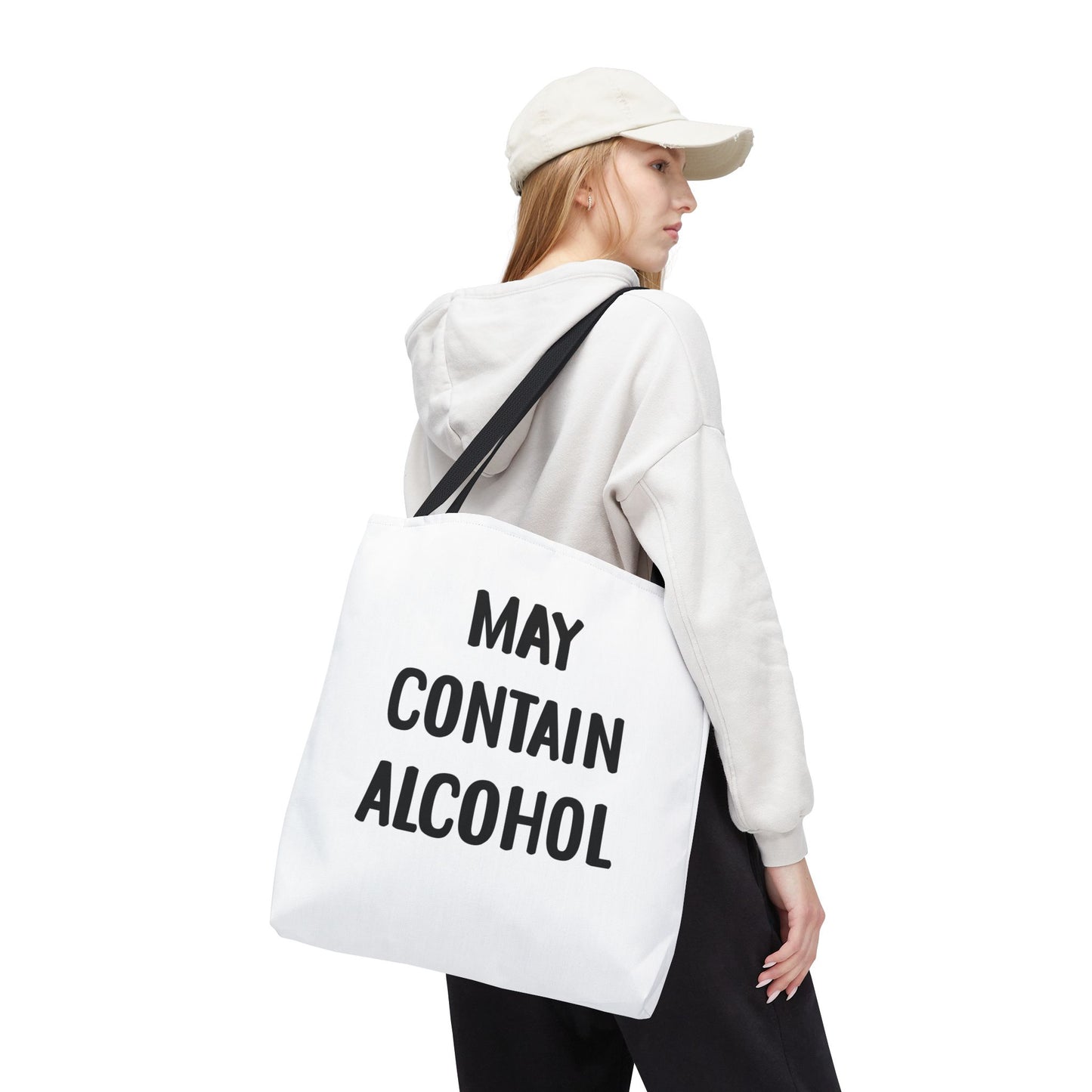 May Contain Alcohol Reusable Grocery & Beach Tote