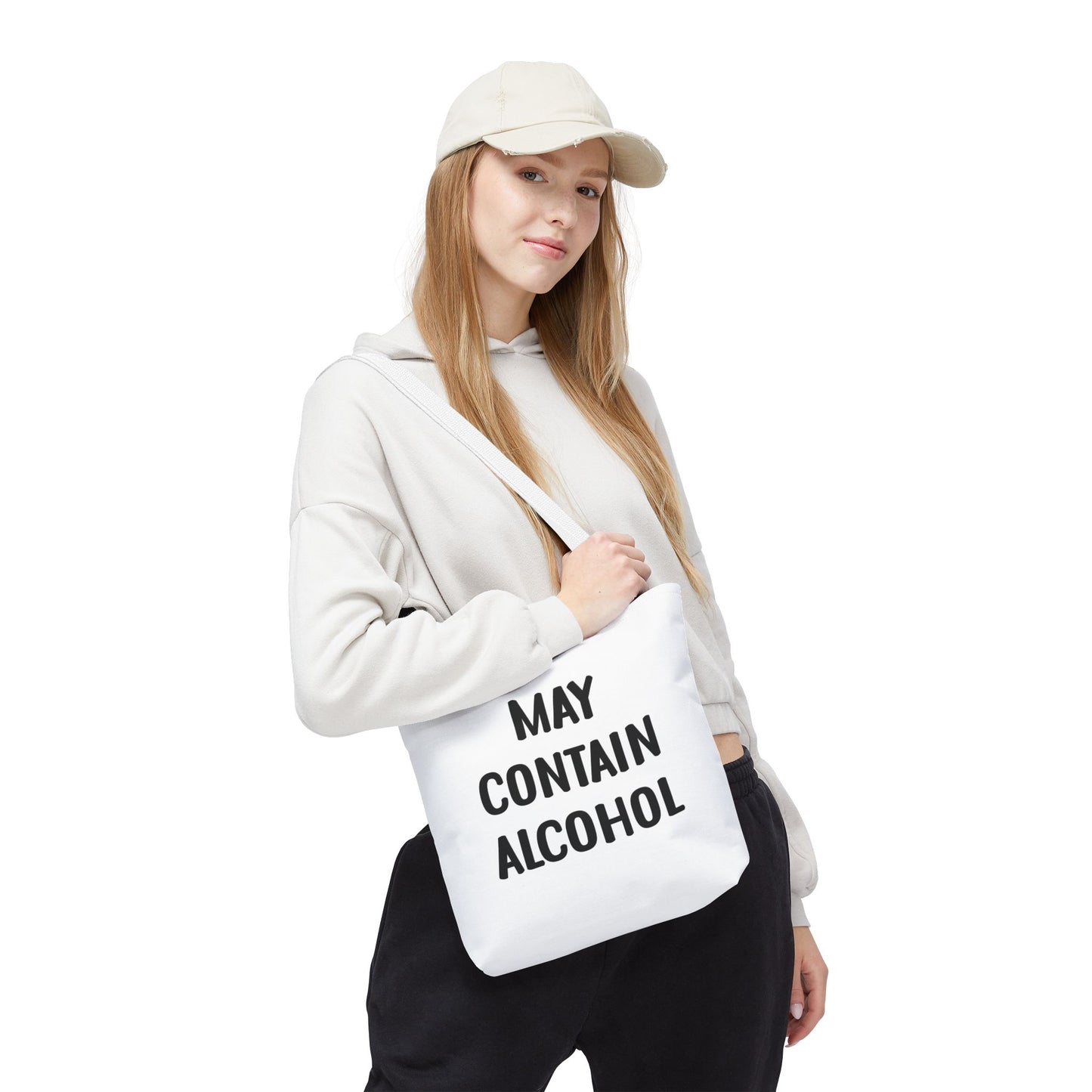 May Contain Alcohol Reusable Grocery & Beach Tote
