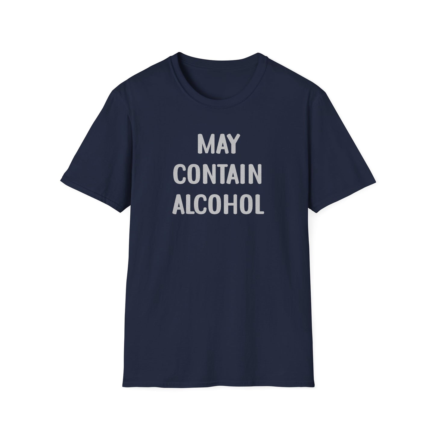 May Contain Alcohol T-Shirt — Funny Drinking Graphic Tee