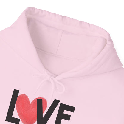 The LOVE Heart Hoodie Cozy Everyday Pullover