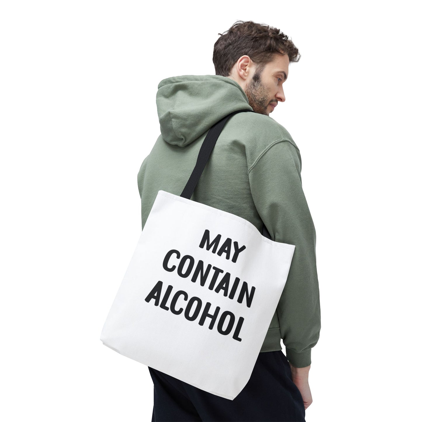 May Contain Alcohol Reusable Grocery & Beach Tote
