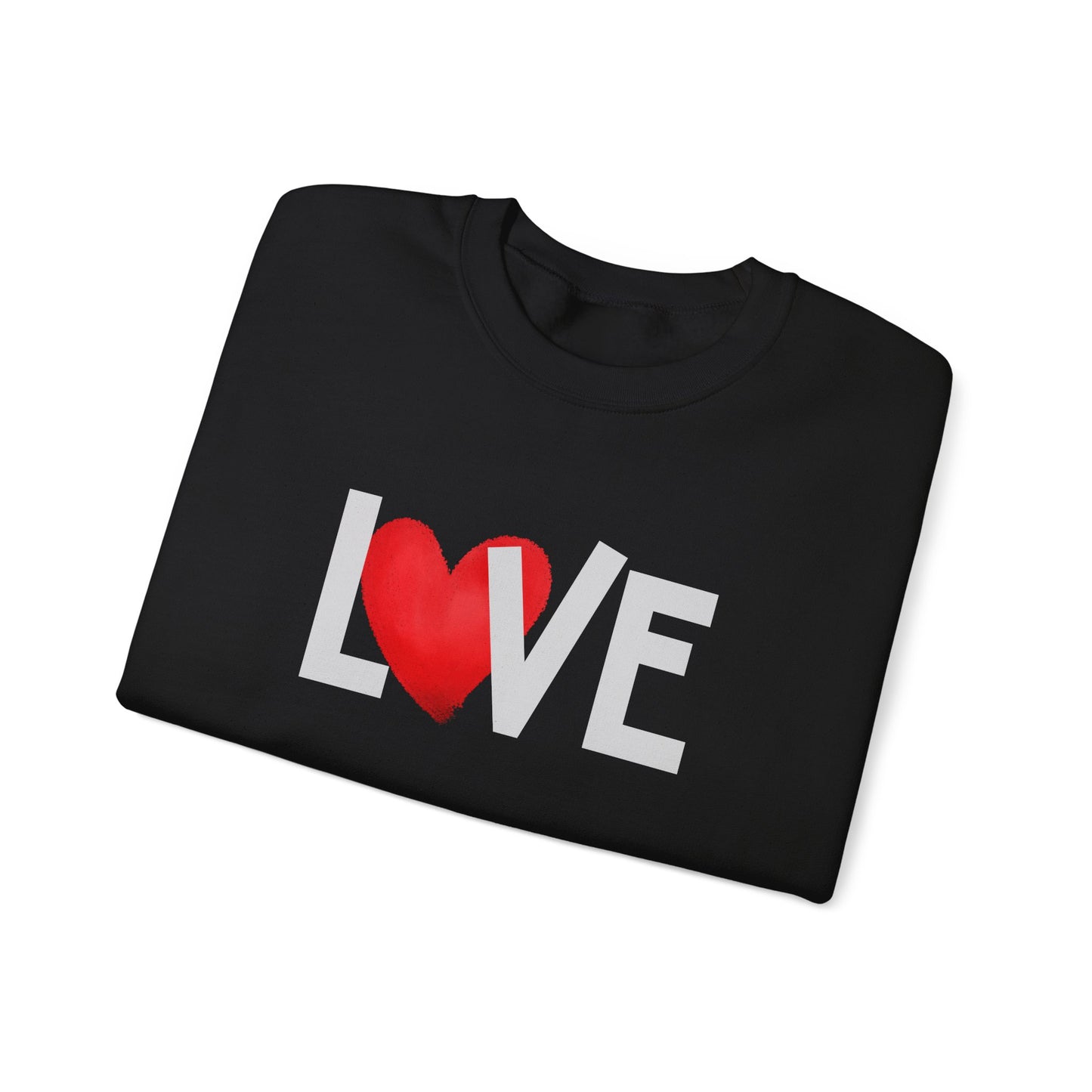 Love Heart Crewneck Sweatshirt