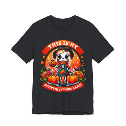 This is My Pumpkin Picking TShirt Bella Canvas Cute Pumpkin Picking Tee Halloween Shirt Fall Apparel Fun T-Shirt Harvest Celebration