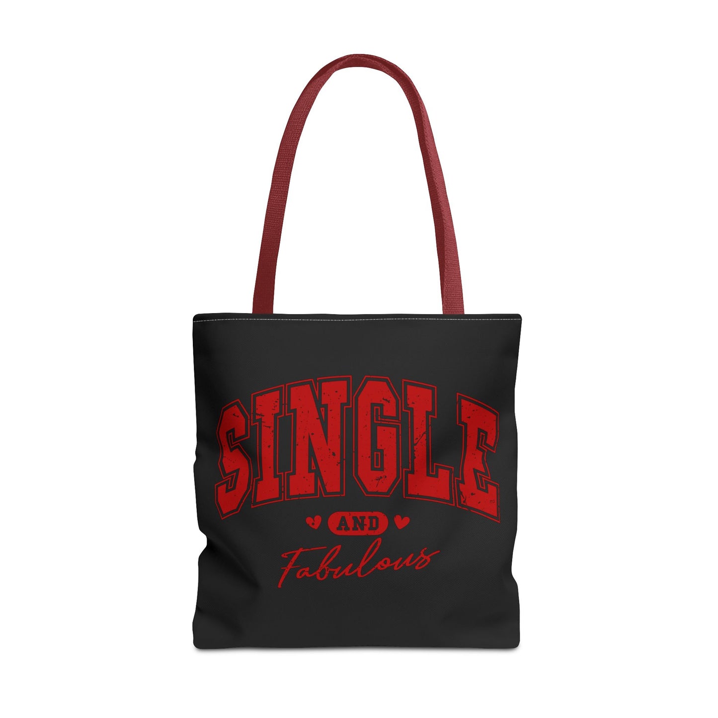 Single and Fabulous Black Canvas Tote 3 Sizes