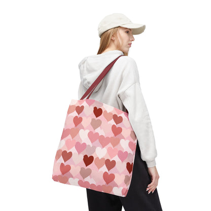 Pink Heart Everyday Tote Bag