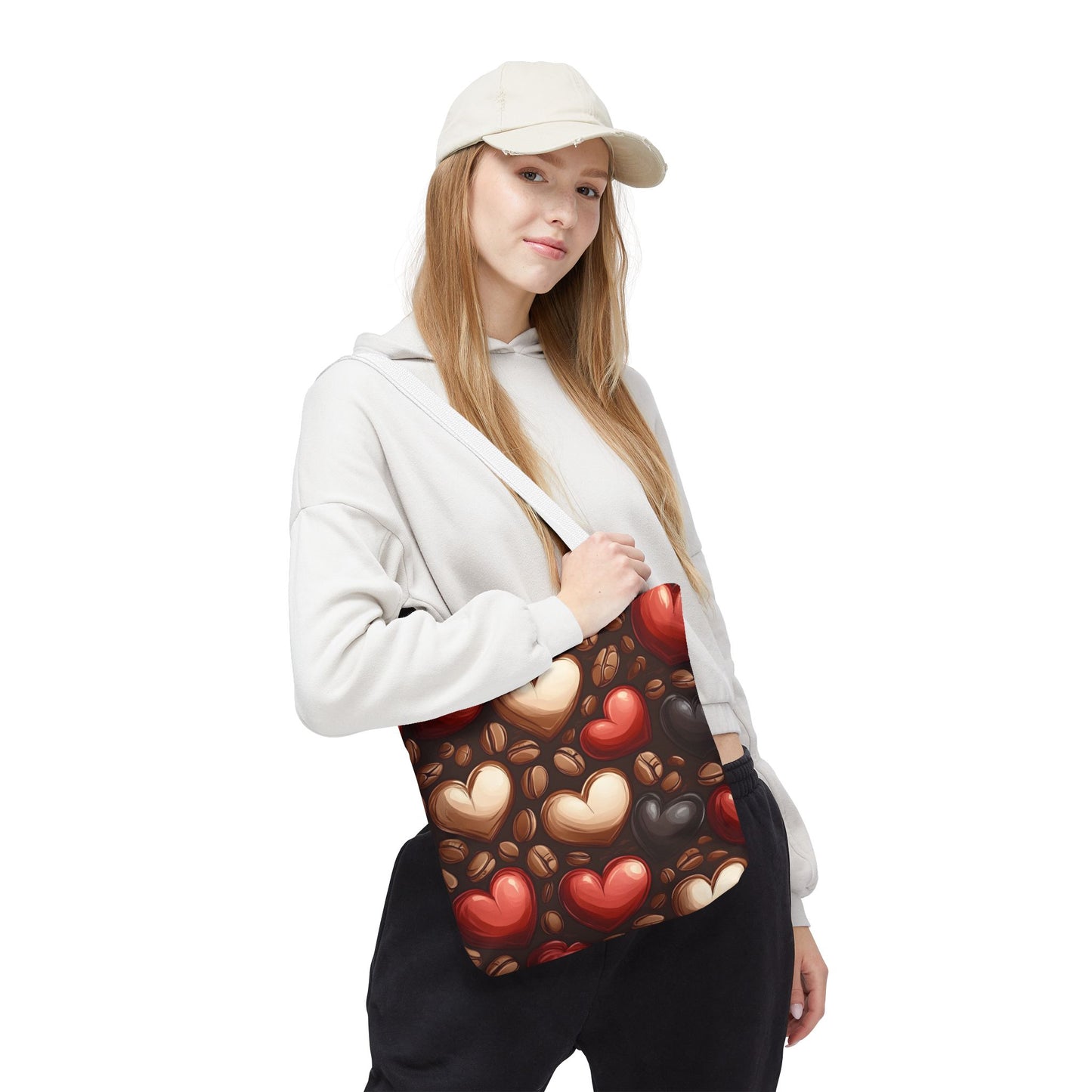 I Love Coffee Beans Bag Tote