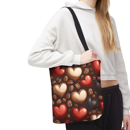 I Love Coffee Beans Bag Tote