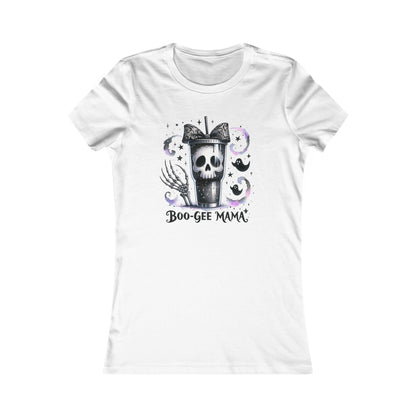 Boo-Gee Mama SoftTee, Halloween Shirt, Spooky Season Top, Gift for Moms, Casual Graphic Tee