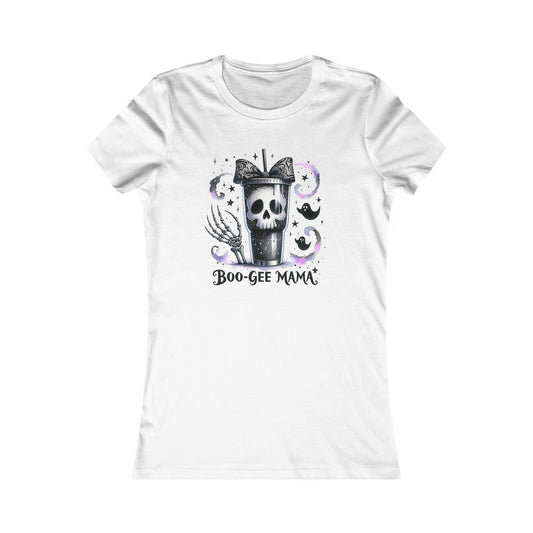 Boo-Gee Mama SoftTee, Halloween Shirt, Spooky Season Top, Gift for Moms, Casual Graphic Tee