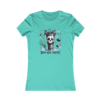 Boo-Gee Mama SoftTee, Halloween Shirt, Spooky Season Top, Gift for Moms, Casual Graphic Tee