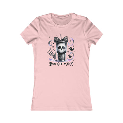 Boo-Gee Mama SoftTee, Halloween Shirt, Spooky Season Top, Gift for Moms, Casual Graphic Tee