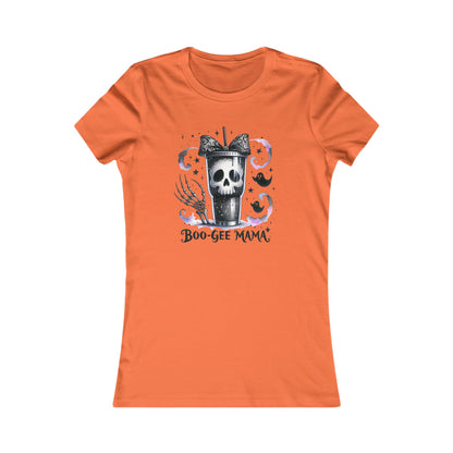 Boo-Gee Mama SoftTee, Halloween Shirt, Spooky Season Top, Gift for Moms, Casual Graphic Tee