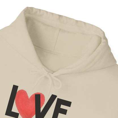 The LOVE Heart Hoodie Cozy Everyday Pullover