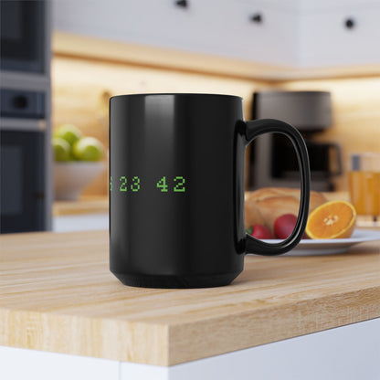 4 8 15 16 23 42 - Lost Numbers 15oz Black Mug