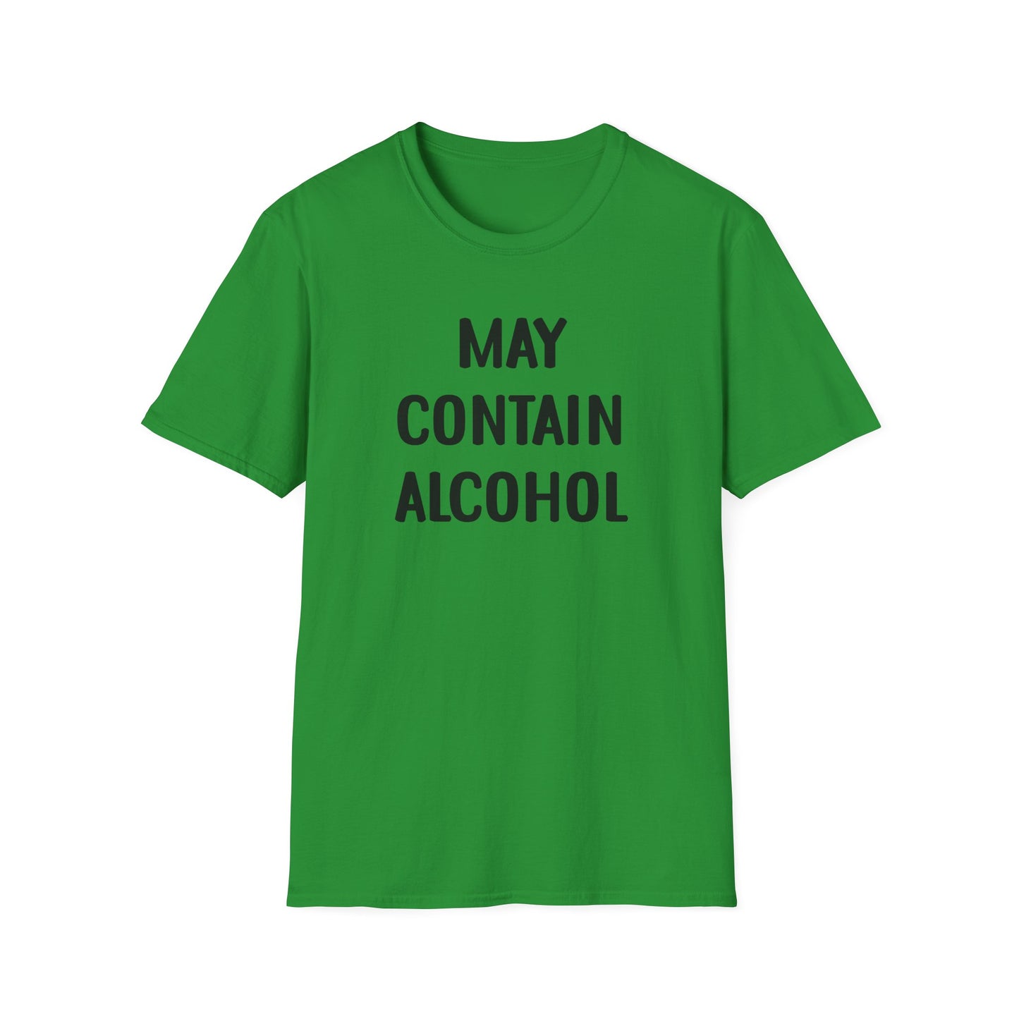 May Contain Alcohol T-Shirt — Funny Drinking Graphic Tee