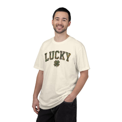 Lucky Shamrock T-Shirt — Camo Print St. Patrick's Day Tee