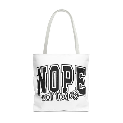 NOPE Not Today Graphic Tote Bag