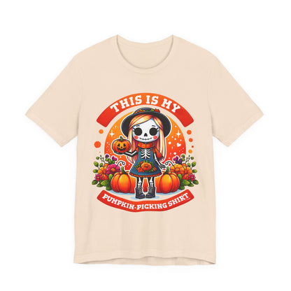 This is My Pumpkin Picking TShirt Bella Canvas Cute Pumpkin Picking Tee Halloween Shirt Fall Apparel Fun T-Shirt Harvest Celebration