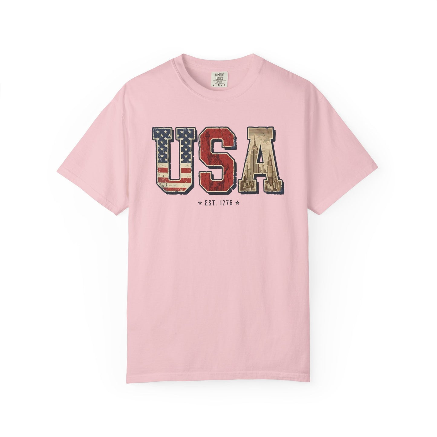 USA Retro Comfort Colors Tee