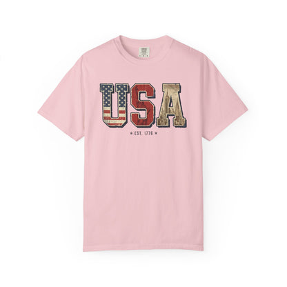 USA Retro Comfort Colors Tee