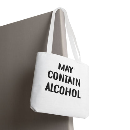 May Contain Alcohol Reusable Grocery & Beach Tote