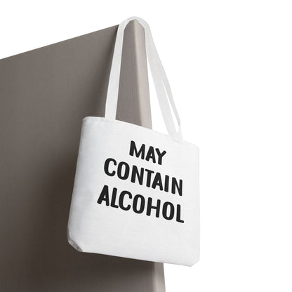 May Contain Alcohol Reusable Grocery & Beach Tote