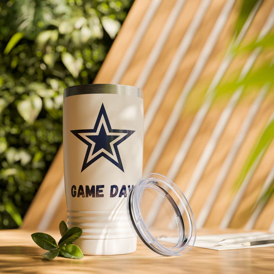 Dallas Cowboys Game Day Tumbler 20oz Gift for Him Game Day Gift for Her Dallas Fan