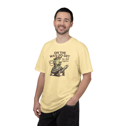 On the Way to Get My Sh*t Together Frog and Turtle Graphic T-Shirt