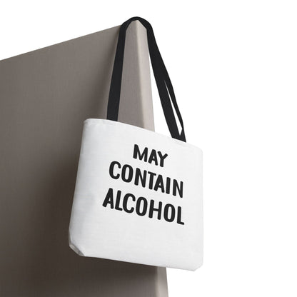 May Contain Alcohol Reusable Grocery & Beach Tote