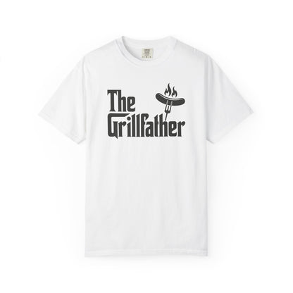 The Grillfather T-Shirt – Funny BBQ Dad Grillmaster Tee