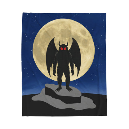 Mothman Velveteen Plush Blanket