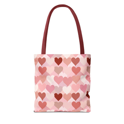 Pink Heart Everyday Tote Bag