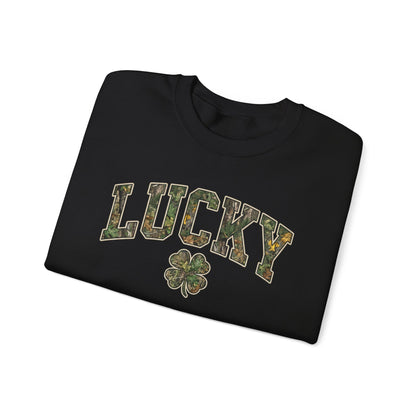 Lucky Shamrock Crewneck Sweatshirt
