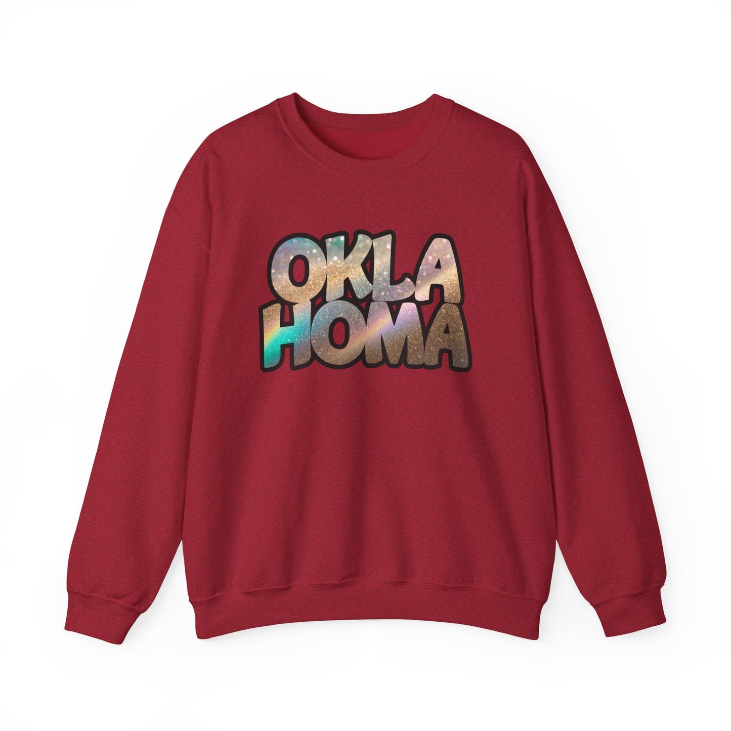 Stylish Oklahoma Crewneck Sweatshirt, Cozy Pullover, Unisex Sweatshirt Gift, Fashionable Apparel, Casual Wear for Any Occasion