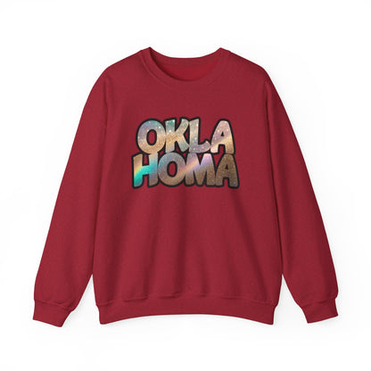 Stylish Oklahoma Crewneck Sweatshirt, Cozy Pullover, Unisex Sweatshirt Gift, Fashionable Apparel, Casual Wear for Any Occasion