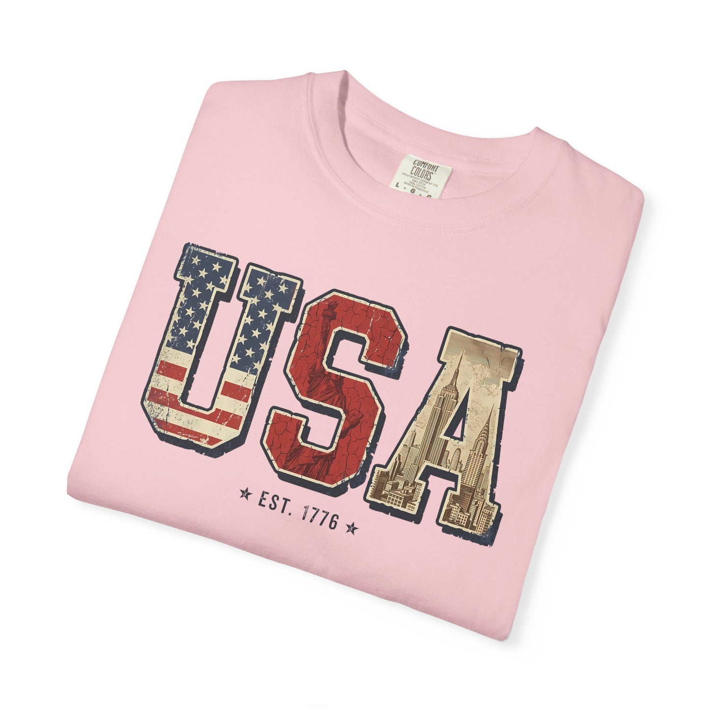 USA Retro Comfort Colors Tee