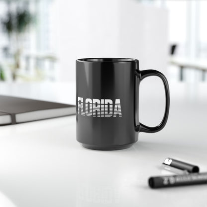Florida 15oz Black Mug