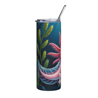 Whimsical Axolotl 20oz Stainless Steel Tumbler